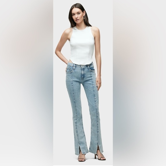 Hudson Jeans Denim - Hudson Barbara High Rose Baby bootcut Jean with slit hem. Women’s size 31 new